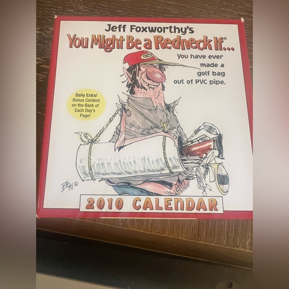 Jeff Foxworthy 2010 Office Calendar for Organized Planning